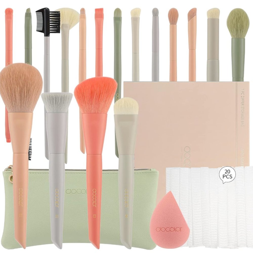 Docolor Makeup Brushes set 17 pieces